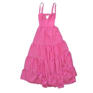 Princess Polly Joella Midi Dress Pink Size 2 NWT